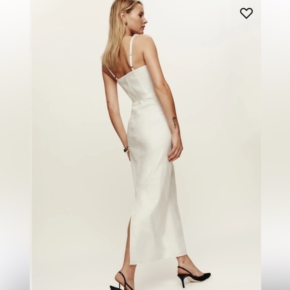 Reformation Stormi Dress White